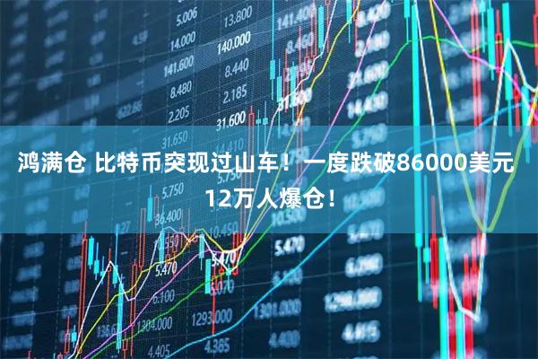 鸿满仓 比特币突现过山车！一度跌破86000美元 12万人爆仓！